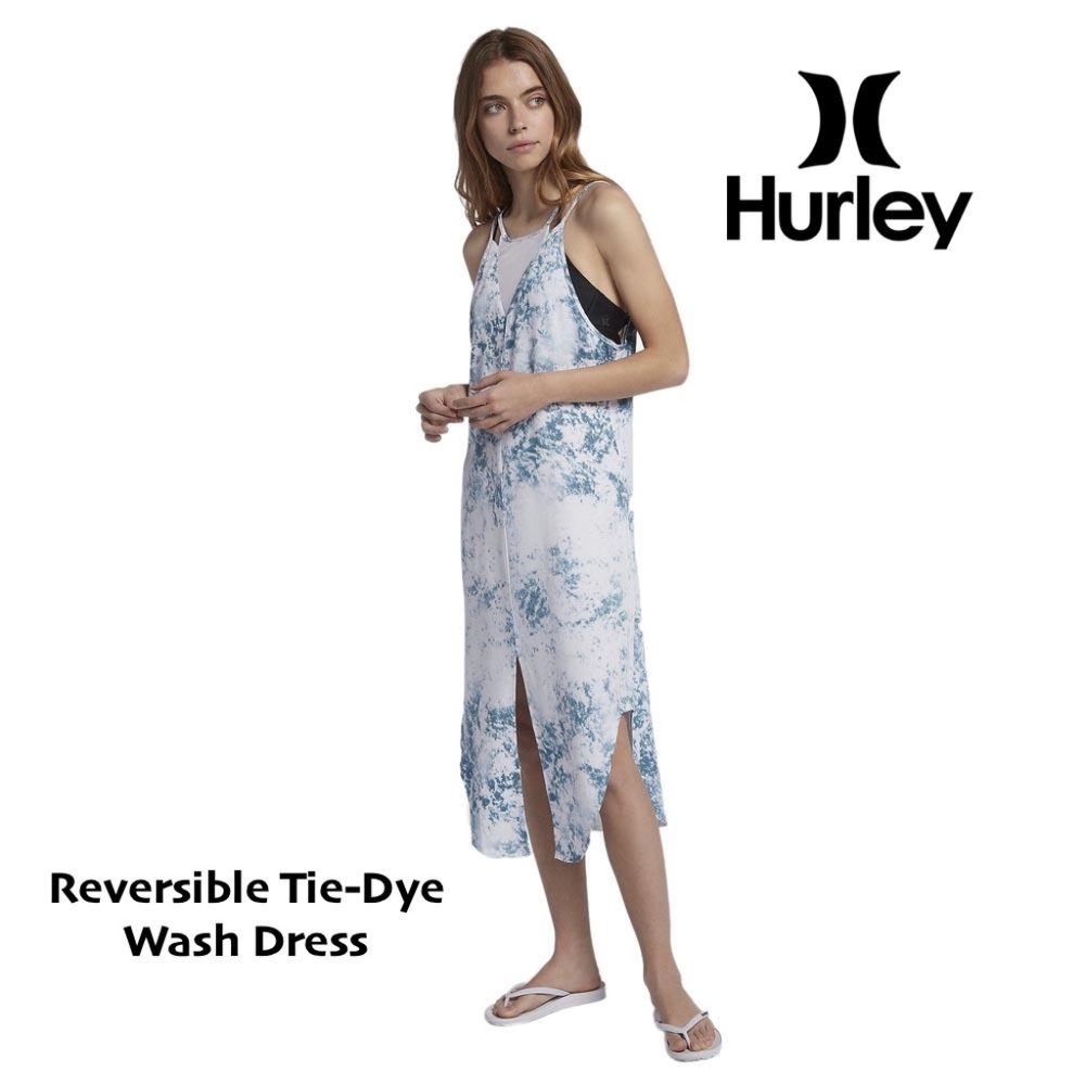 Hurley Reversible Wash Cover-Up Maxi Dress - Small